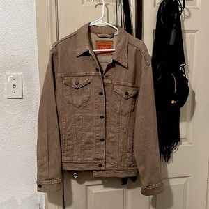 Levi’s Mens Denim Jacket - Khaki (Medium)